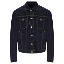 (EU 38) DSQUARED2 Womens Denim Casual Jacket