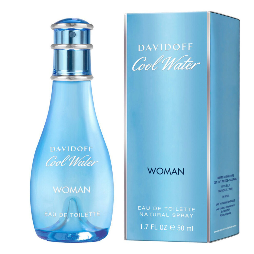 Davidoff Cool Water Woman Eau De Toilette 50ml Spray