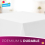 SOL 6 White Plastic Table Covers Square Tablecloth Disposable Wipe Clean 9