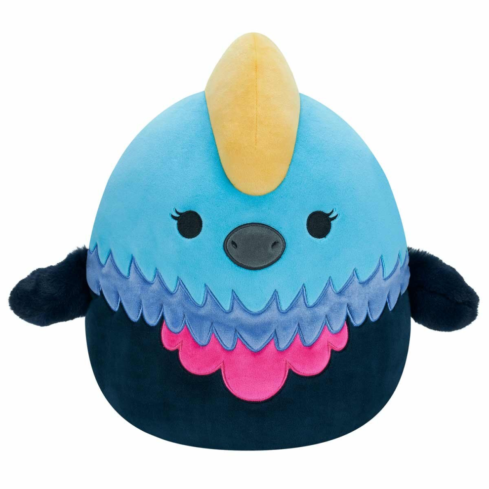 Character Options Squishmallows Melrose The Cassowary 12Inch Soft Plush Toy - Plush Soft Toy