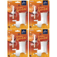 Glade Pumpkin Spice Latte Plug & Refill Complete (4x 20mls) Bulk Buy Air Freshener