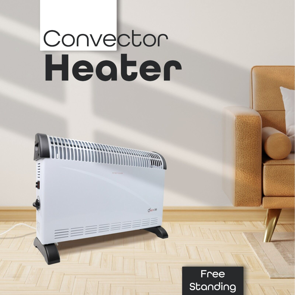 Convector Radiator Heater with Adjustable 3 Heat Settings 2000W