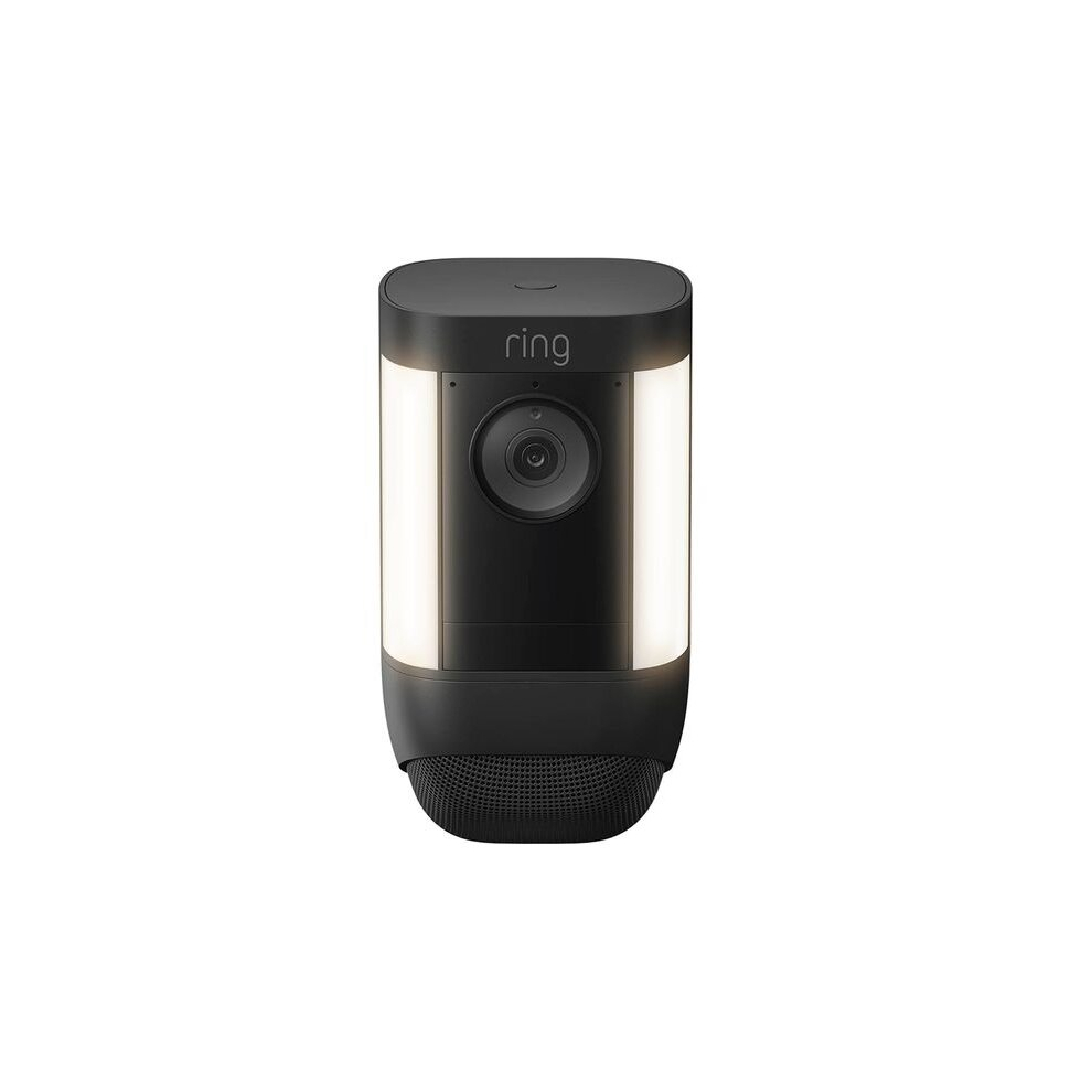Ring Spotlight Cam Pro Full HD 1080p WiFi Security Camera Plug-in Black