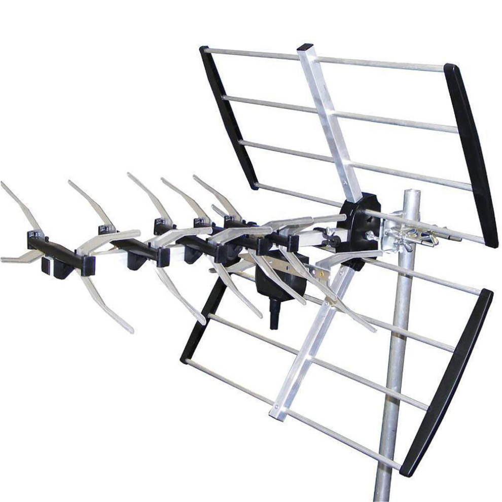 28 Element High Gain Digital TV Aerial UHF Wideband Outdoor Freeview HD Antenna