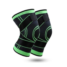 (Green, M) Sports Knee Pads Silicone Anti-collision