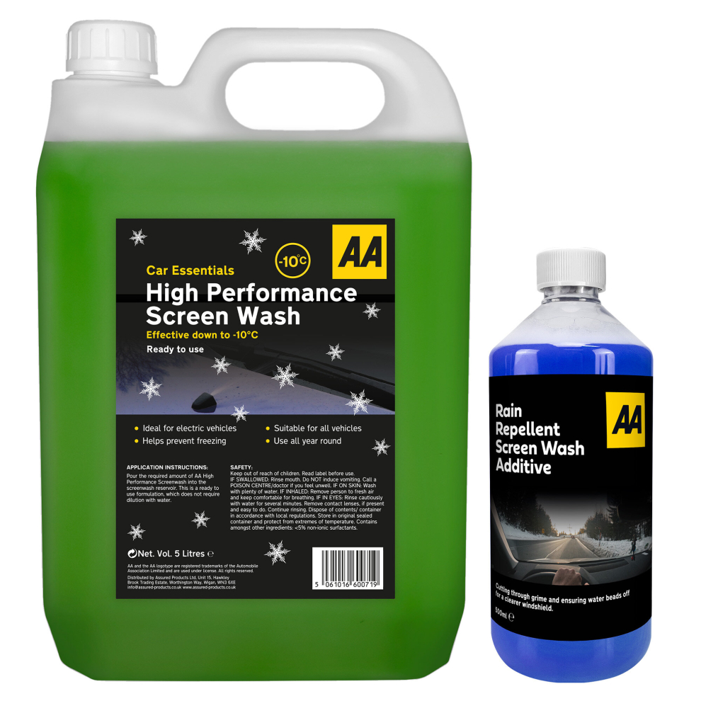 Aa - Rain Repellent 500Ml With Winter Screenwash 5L (Green) Green 5061016602690