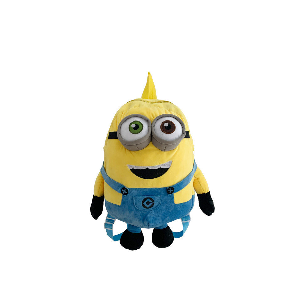 (StyleC) Minions Me Despicable Large Capacity Plush Minion Backpack Girls Kids Bag School