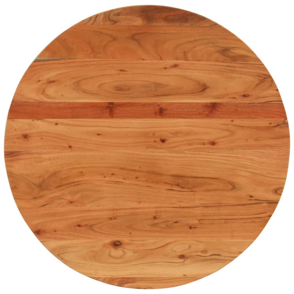 (70 x 2.5 cm) vidaXL Table Top Replacement Board Dining Table Top Round Solid Wood Acacia