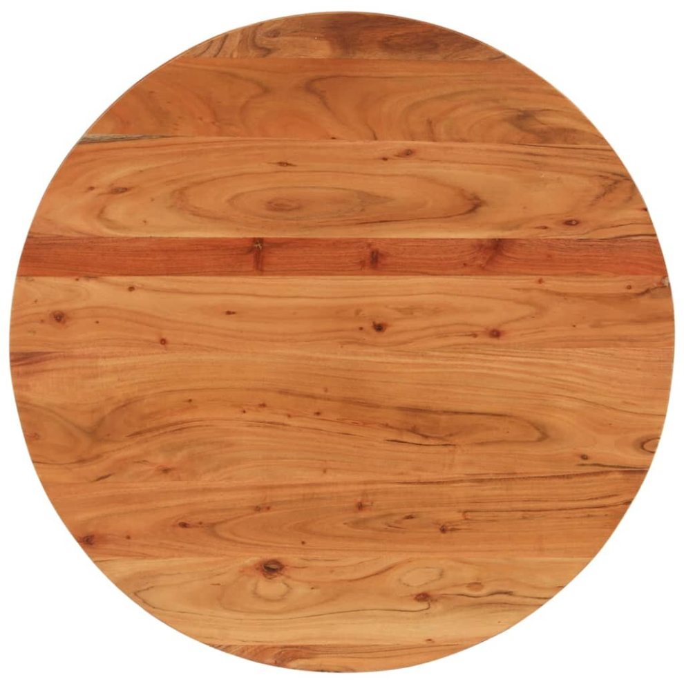 (80 x 2.5 cm) vidaXL Table Top Replacement Board Dining Table Top Round Solid Wood Acacia