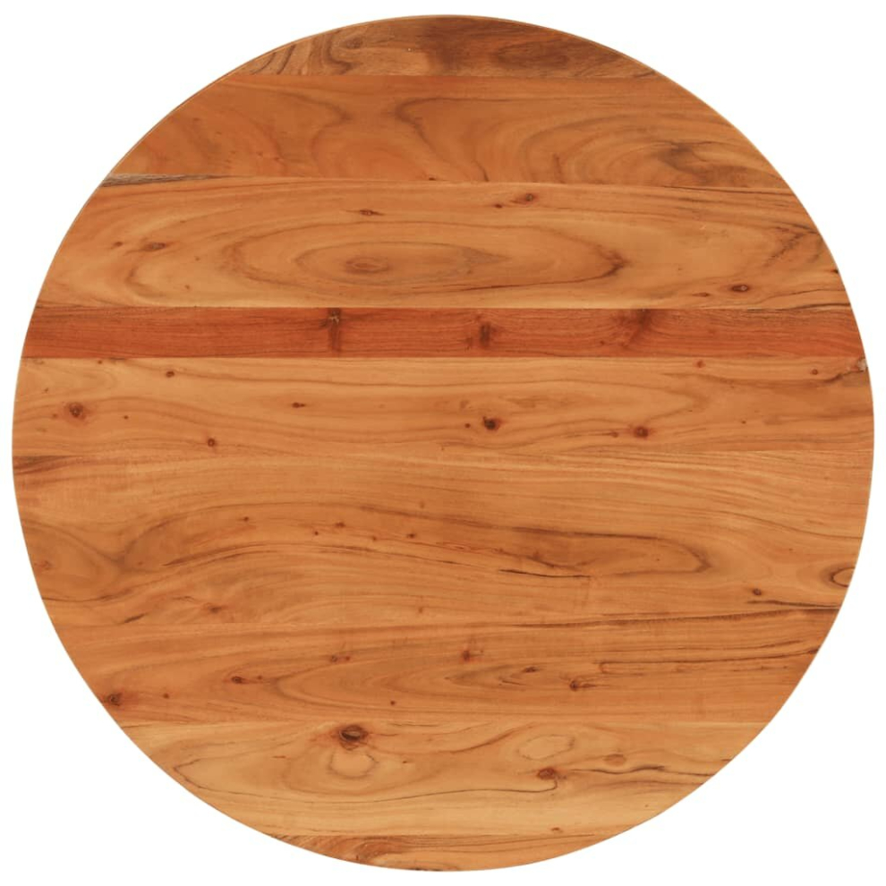 (70 x 3.8 cm) vidaXL Table Top Replacement Board Dining Table Top Round Solid Wood Acacia