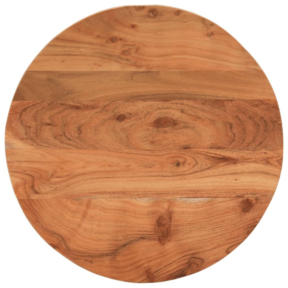 (60 x 2.5 cm) vidaXL Table Top Replacement Board Dining Table Top Round Solid Wood Acacia