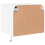 VidaXL vidaXL Wall-mounted Bedside Cabinets with LED Lights Side Table 2 pcs White 10
