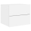 VidaXL vidaXL Wall-mounted Bedside Cabinets with LED Lights Side Table 2 pcs White 6