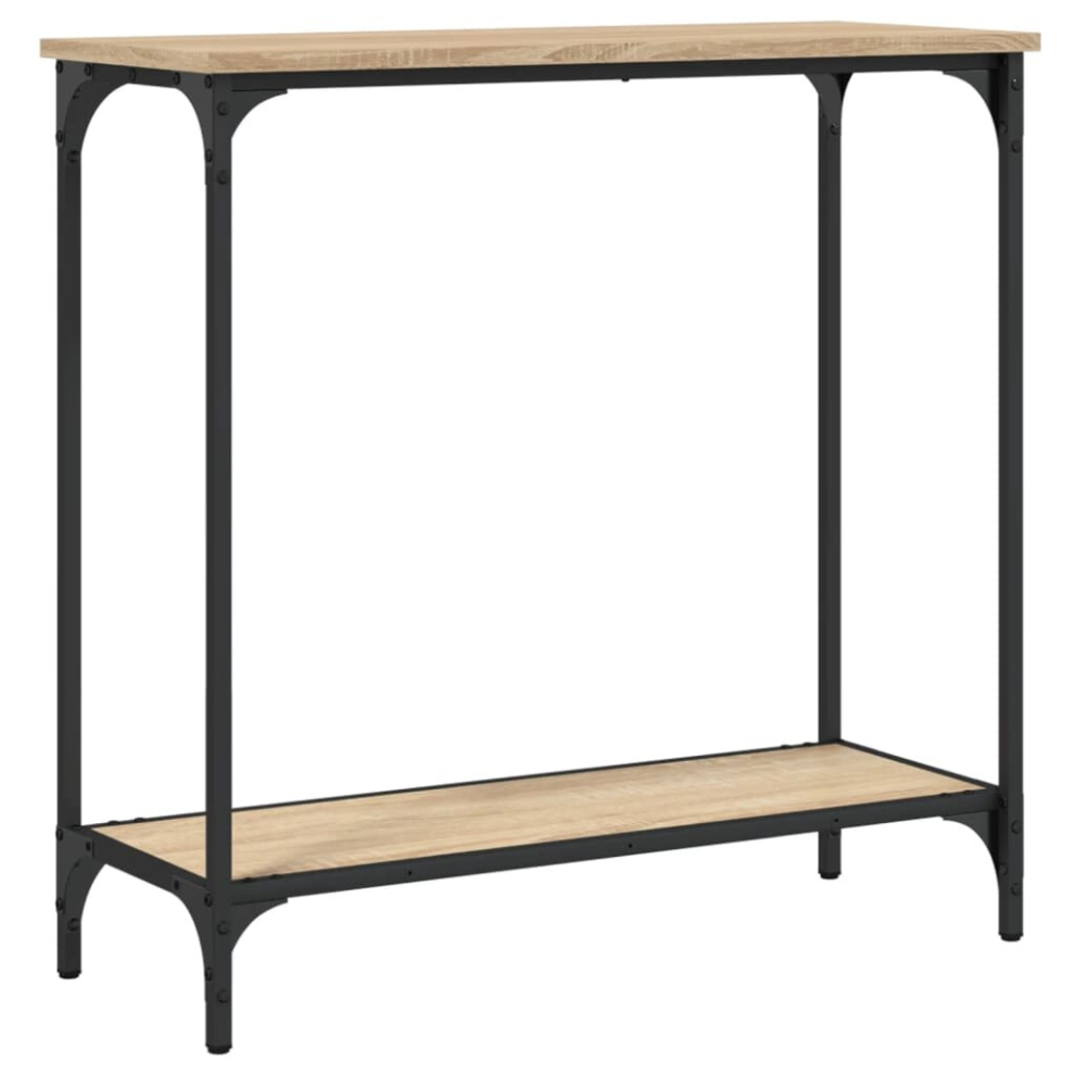 Vidaxl (Sonoma Oak) Console Table Tea End Table Hallway Sofa Couch Table Engineered Wood