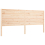 VidaXL (natural, 180 x 200 cm) vidaXL Bed Frame Bed Base Platform Bed with Headboard White Double Solid Wood 8