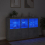 VidaXL (concrete grey) vidaXL Sideboard with LED Lights Home Cupboard Side Cabinet Storage Highboard 5