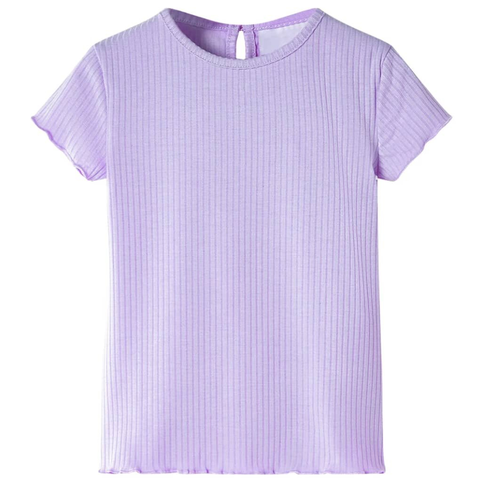 (116) Kids' T-shirt Short Sleeves Children's T Shirt Kids' Tops Toddler Tee Lila