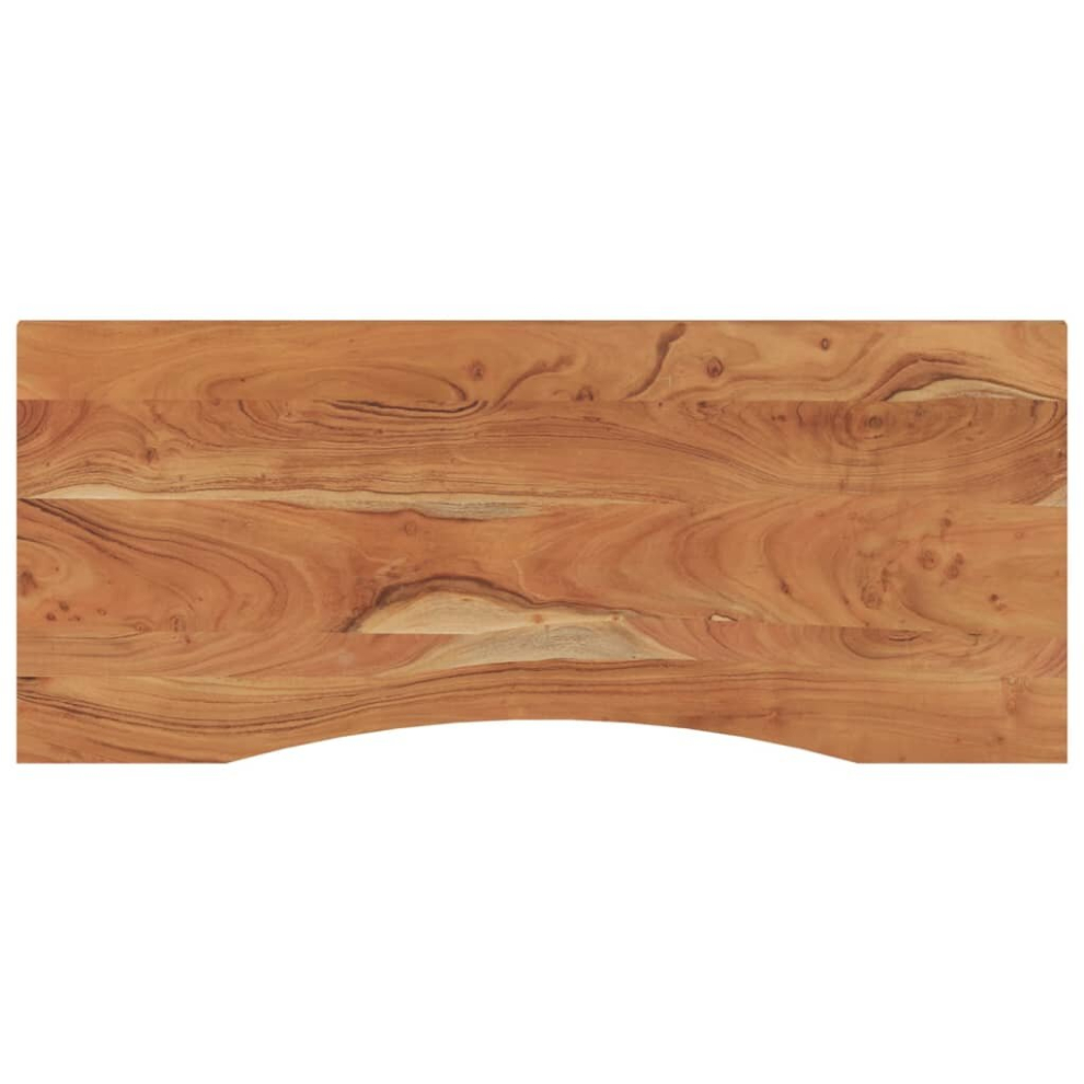 Vidaxl (120 X 50 X 2.5 Cm) Desk Top Replacement Dining Table Top Rectangular Solid Wood Acacia