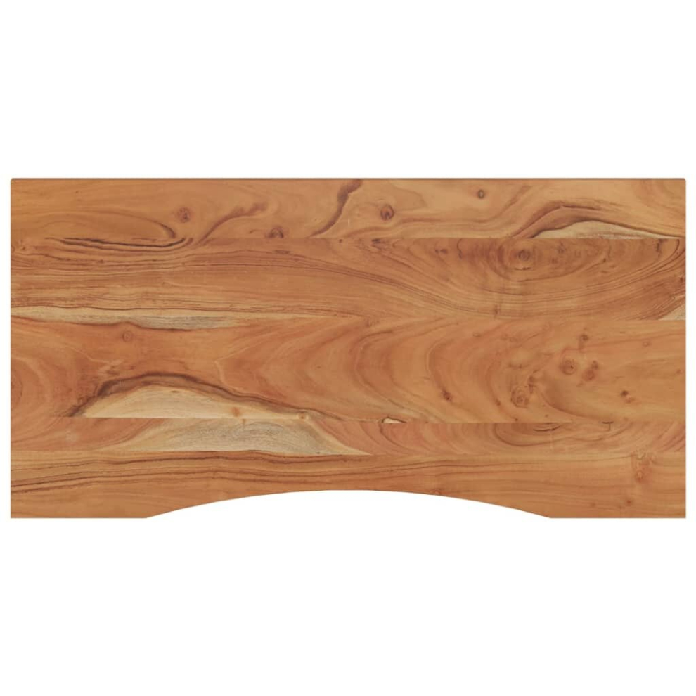 Vidaxl (110 X 60 X 2.5 Cm) Desk Top Replacement Dining Table Top Rectangular Solid Wood Acacia