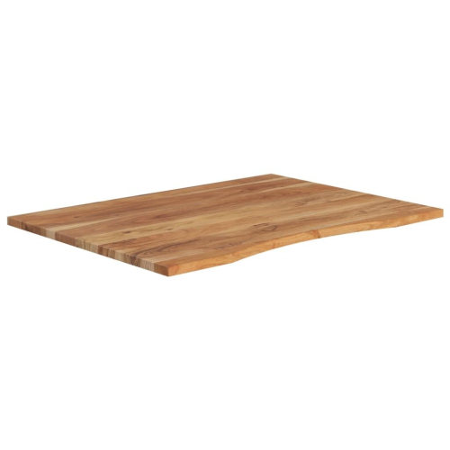 VidaXL (110 x 80 x 2.5 cm) vidaXL Desk Top Replacement Dining Table Top Rectangular Solid Wood Acacia 2