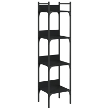 (black, 35 x 30 x 138.5 cm) vidaXL Bookshelf Bookcase Storage Cabinet Shelving Unit Rack Engineered Wood