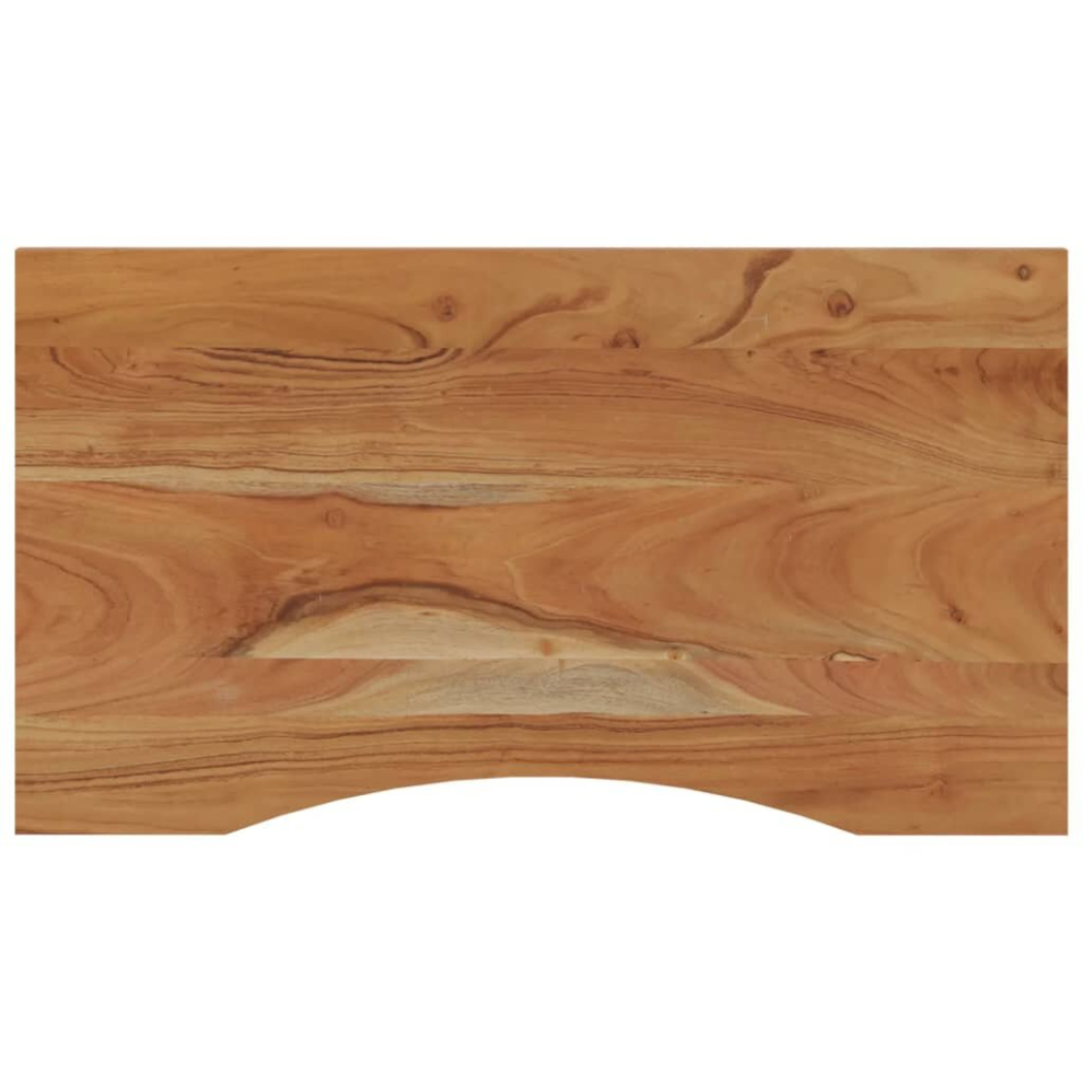 Vidaxl (80 X 50 X 2.5 Cm) Desk Top Replacement Dining Table Top Rectangular Solid Wood Acacia