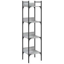 (grey sonoma, 35 x 30 x 138.5 cm) vidaXL Bookshelf Bookcase Storage Cabinet Shelving Unit Rack Engineered Wood