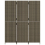 VidaXL vidaXL Room Divider 3 Panels Privacy Screen Balcony Screen Grey Poly Rattan 5