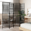 VidaXL vidaXL Room Divider 5 Panels Privacy Screen Balcony Screen Black Poly Rattan 3