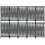 VidaXL vidaXL Room Divider 5 Panels Privacy Screen Balcony Screen Black Poly Rattan 5