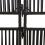 VidaXL vidaXL Room Divider 5 Panels Privacy Screen Balcony Screen Black Poly Rattan 7