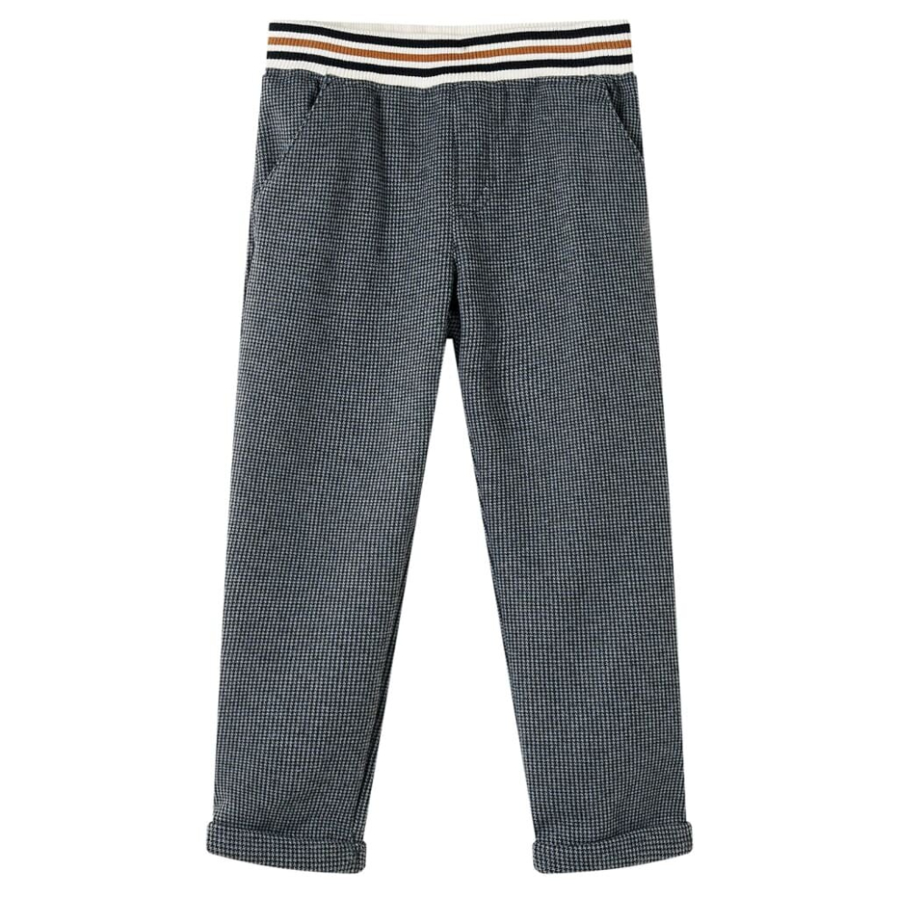 Vidaxl (Anthracite, 128) Kids' Pants Toddler Trousers Elasticated Waist Children's Pants Kids' Bottom
