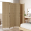 VidaXL vidaXL Room Divider 5 Panels Privacy Screen Balcony Screen Beige Poly Rattan 3
