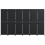 VidaXL vidaXL Room Divider 6 Panels Privacy Screen Balcony Screen Black Poly Rattan 5