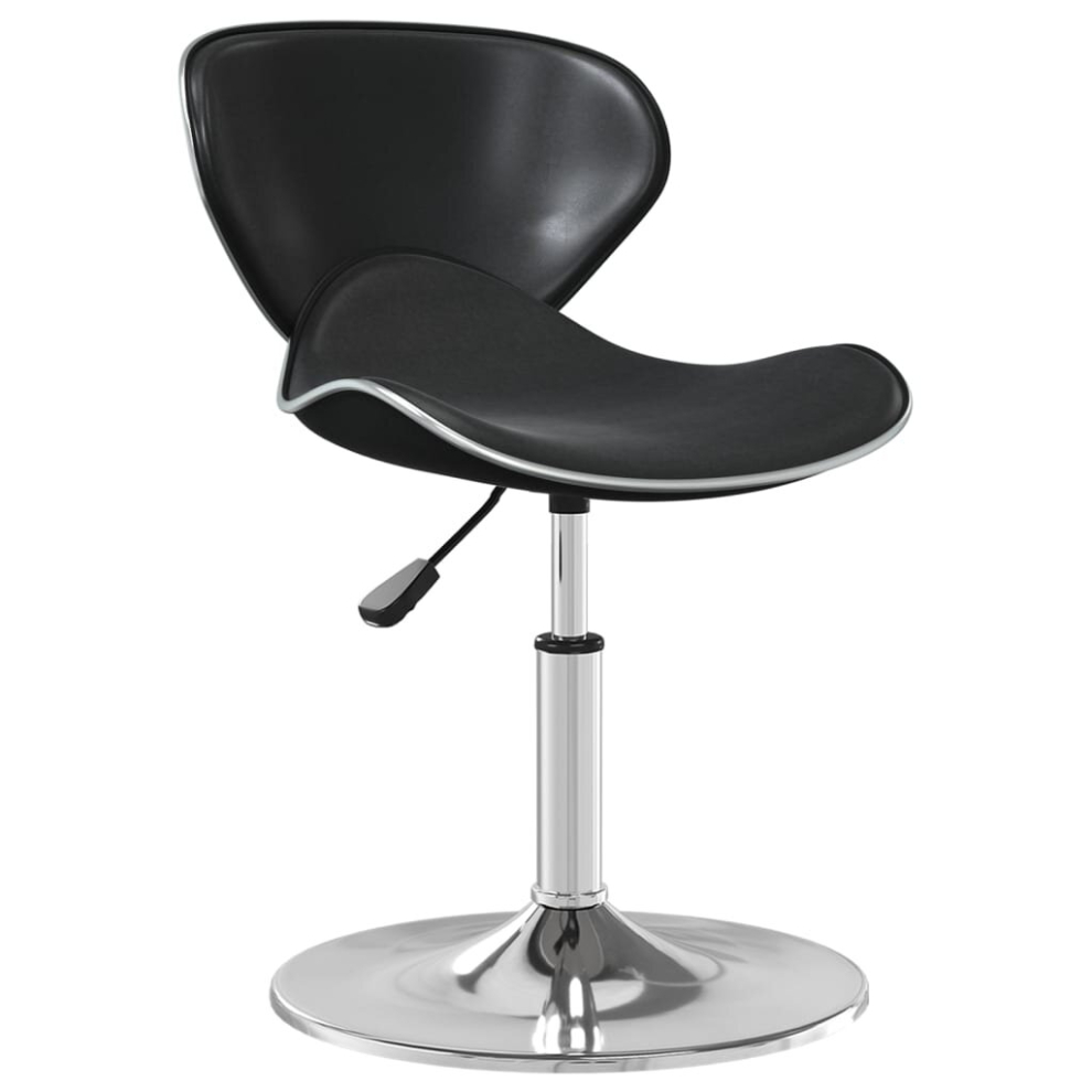 Vidaxl (Black) Bar Stool Kitchen Bar Chair Counter Stool Bistro Chair Faux Leather Black