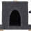 VidaXL (dark grey) vidaXL Cat Tree with Sisal Scratching Posts Cat Scratch Tower Climbing Tree 7