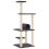 VidaXL (dark grey) vidaXL Cat Tree with Sisal Scratching Posts Cat Scratch Tower Climbing Tree 6