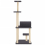 VidaXL (dark grey) vidaXL Cat Tree with Sisal Scratching Posts Cat Scratch Tower Climbing Tree 5