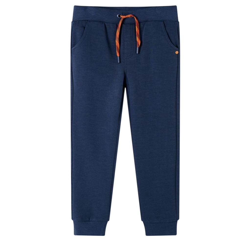 Vidaxl (Navy, 128) Kids' Sweatpants Toddler Children's Trousers Sports Tracksuit Jogger Bottoms Blue