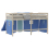 VidaXL (blue) vidaXL Curtains for Loft Bed Blackout Privacy Bed Tent Bed Canopy Polyester 7