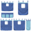 VidaXL (blue) vidaXL Curtains for Loft Bed Blackout Privacy Bed Tent Bed Canopy Polyester 3
