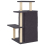 VidaXL (dark grey) vidaXL Cat Tree with Sisal Scratching Posts Cat Tower Pet Cat Climbing Tree 6