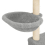 VidaXL (light grey) vidaXL Cat Tree with Sisal Scratching Posts Cat Tower Pet Cat Climbing Tree 8