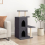 VidaXL (dark grey) vidaXL Cat Tree with Sisal Scratching Posts Cat Tower Pet Cat Climbing Tree 3