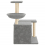 VidaXL (light grey) vidaXL Cat Tree with Sisal Scratching Posts Cat Tower Pet Cat Climbing Tree 5