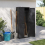 VidaXL vidaXL Gartenschrank Schwarz 65x37x165 cm PP 3