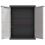 VidaXL vidaXL Gartenschrank Grau und Schwarz 65x37x85 cm PP 11