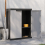 VidaXL vidaXL Gartenschrank Grau und Schwarz 65x37x85 cm PP 3