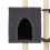 VidaXL (dark grey) vidaXL Cat Tree with Sisal Scratching Posts Cat Scratch Tower Climbing Tree 7