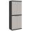 VidaXL vidaXL Gartenschrank Grau und Schwarz 65x37x165 cm PP 2